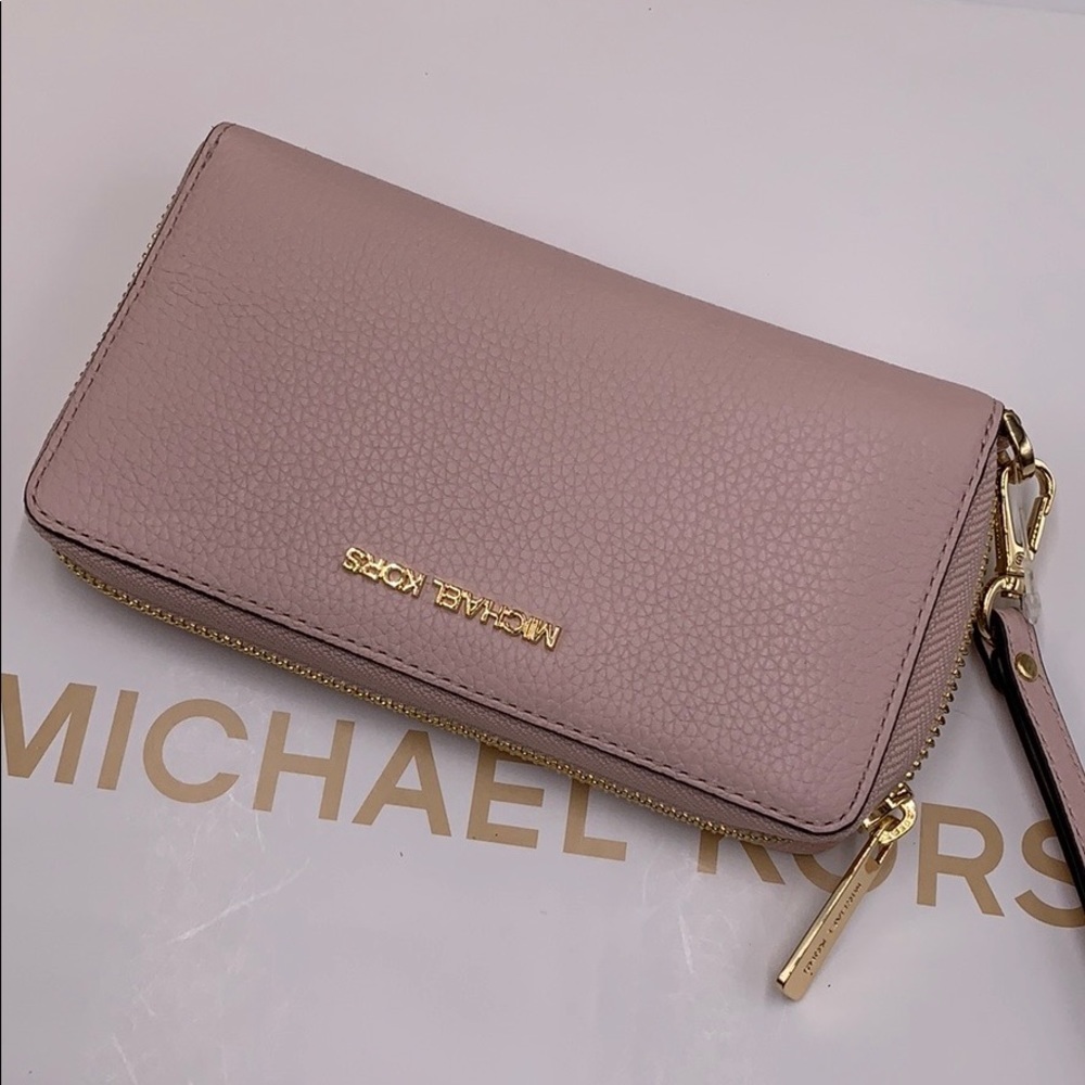 Michael Kors Jet Set Travel Phone Wallet Wristlet - Picture 6 of 16